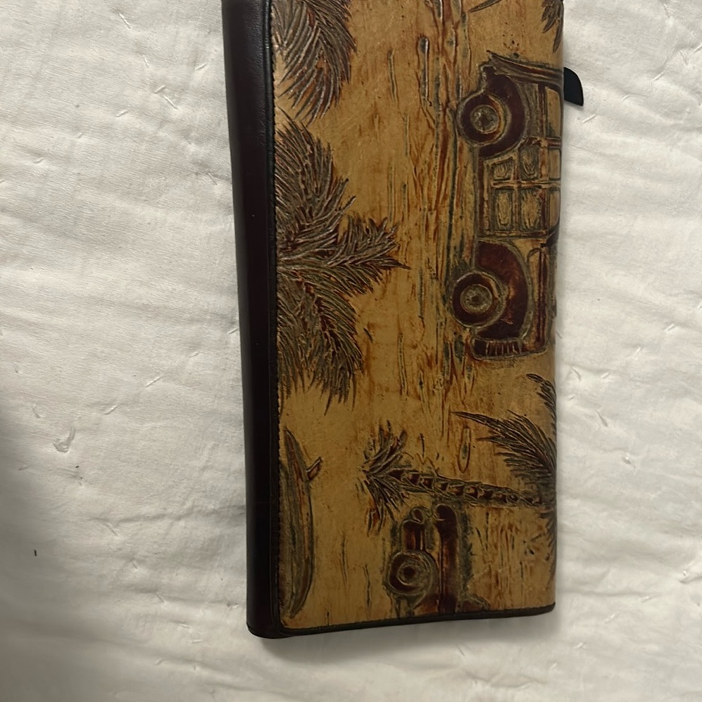 Brahmin Woody Wallet Chocolate Brown